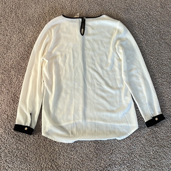 NWT Vanessa Collezione Long Sleeve Blouse - Picture 6 of 10